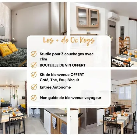 Apartment O Villa* Studio Avec Clim Et Calme *wifi* *